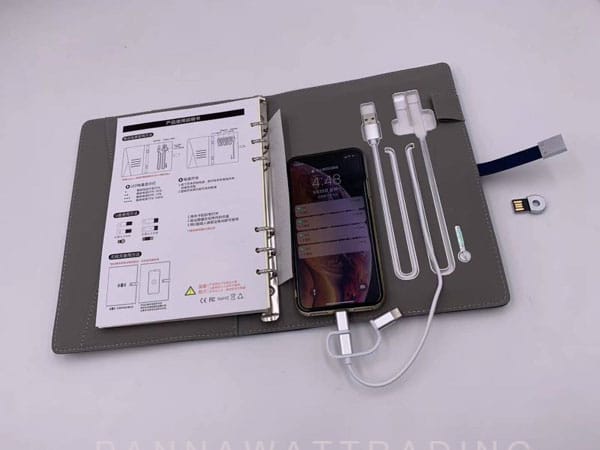 power bank& usb flash drive diary