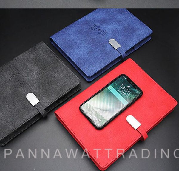 wireless charging power bank diary
