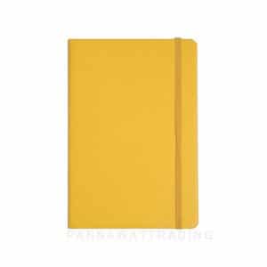 A5 diary notebook สีเหลือง