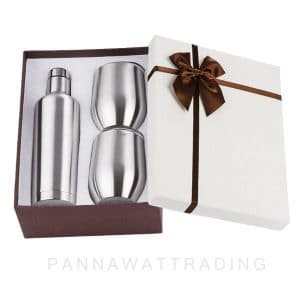 stainless tumbler set