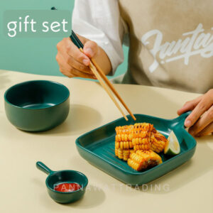 ceramic plate dish gift set
