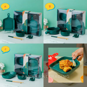 ceramic plate dish gift set