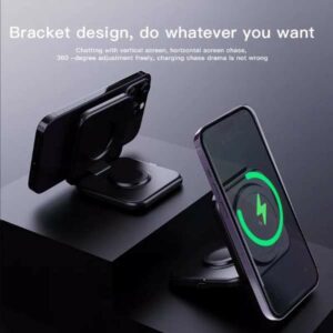 3 in 1 Magnetic Wireless Charger แท่นชาร์จแม่เหล็กไร้สาย 3 in 1 - Image 7