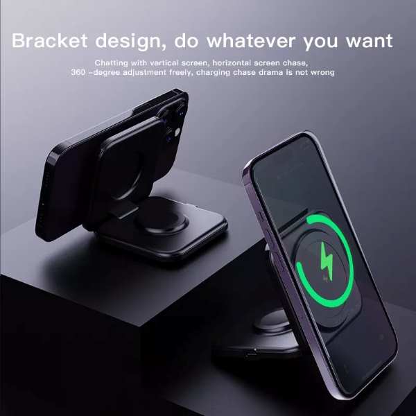 3 in 1 Magnetic Wireless Charger แท่นชาร์จแม่เหล็กไร้สาย 3 in 1 - Image 7