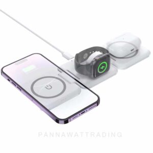 3 in 1 Magnetic Wireless Charger แท่นชาร์จแม่เหล็กไร้สาย 3 in 1 - Image 9