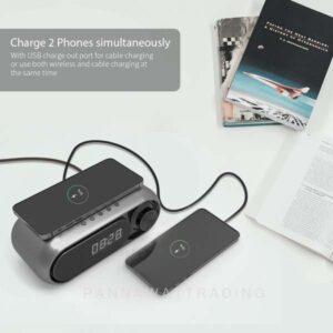 ลำโพงบลูทูธ 3 in 1 พร้อมที่ชาร์จไร้สาย wireless charger - Image 5