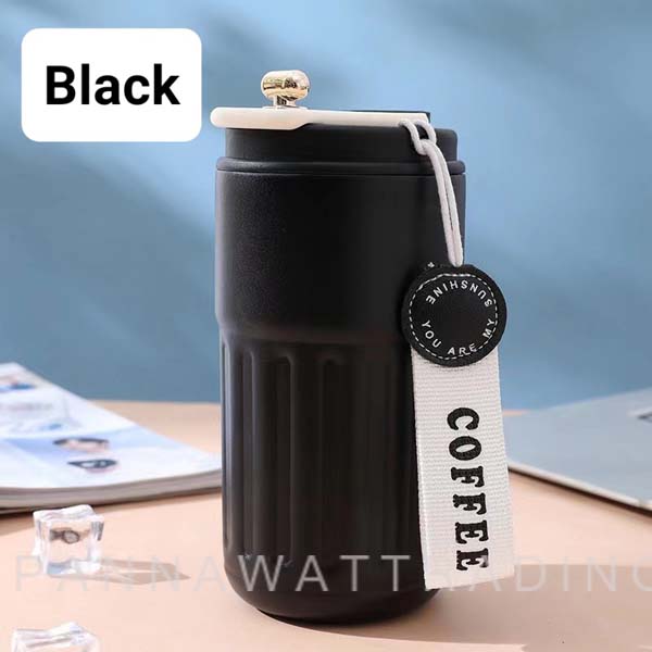 แก้วกาแฟบอกอุณหภูมิ สแตนเลส 316 เก็บความร้อน-เย็น สไตล์เกาหลี - Image 14