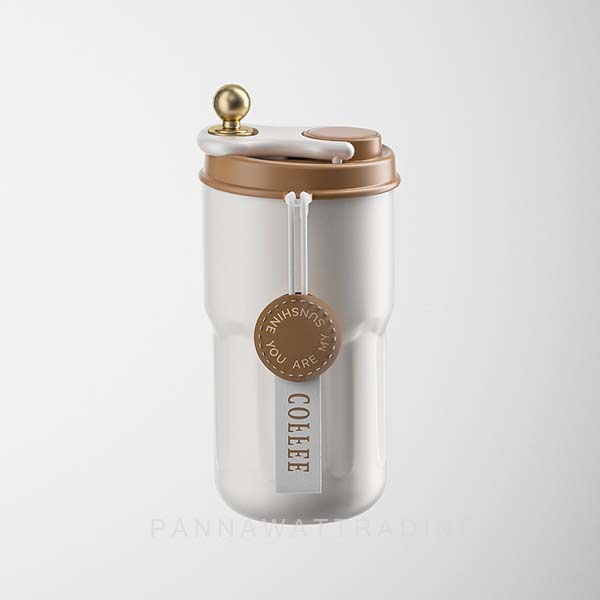 แก้วกาแฟบอกอุณหภูมิ สแตนเลส 316 เก็บความร้อน-เย็น สไตล์เกาหลี - Image 12