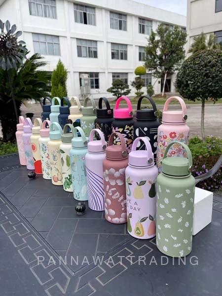 กระบอกน้ำสแตนเลสสูญญากาศเก็บความเย็นเนื้อแมท รุ่นมาการอง - Image 17