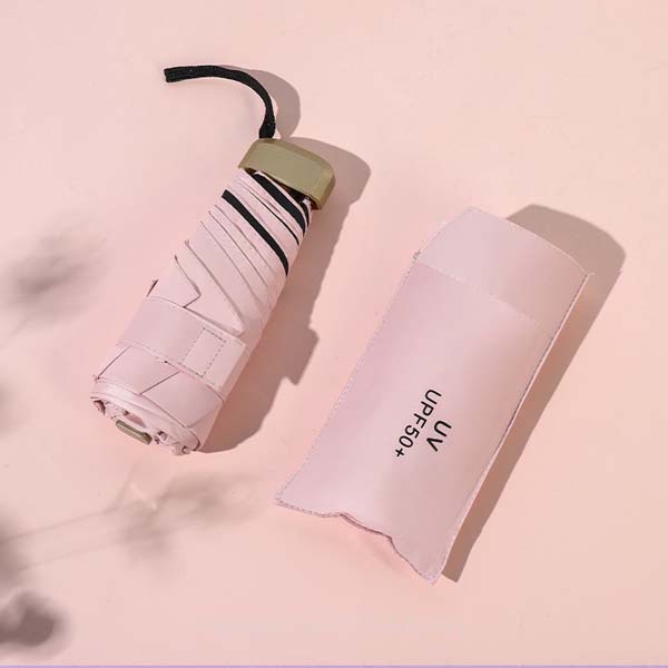 ร่มพับกัน UV 5 ตอน ด้ามจับสีทอง - Image 17