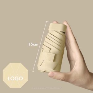 ร่มพับกัน UV 5 ตอน พร้อมปลอก Cover แบบแบนสุดมินิมอล - Image 4