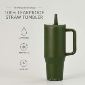 แก้วน้ำสแตนเลสเก็บอุณหภูมิพร้อมหลอดในตัวสุด cool - Image 16