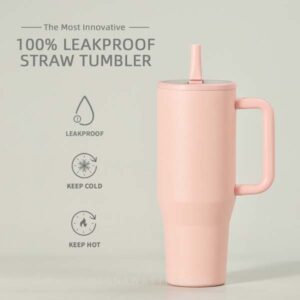 แก้วน้ำสแตนเลสเก็บอุณหภูมิพร้อมหลอดในตัวสุด cool - Image 12