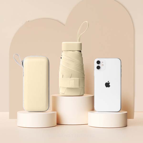 ร่มพับกัน UV 5 ตอน พร้อมปลอก Cover แบบแบนสุดมินิมอล - Image 7