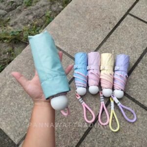 ร่มพับสีพาสเทล กันยูวี